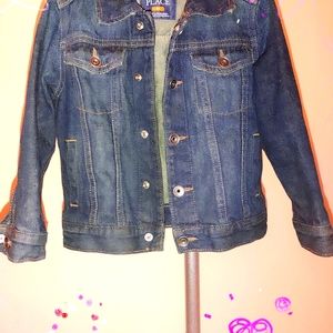 Toddler sz 3/4 Medium Denim Jean Jacket in ABSOLUTE GREAT TO PERFECT CONDITION!!